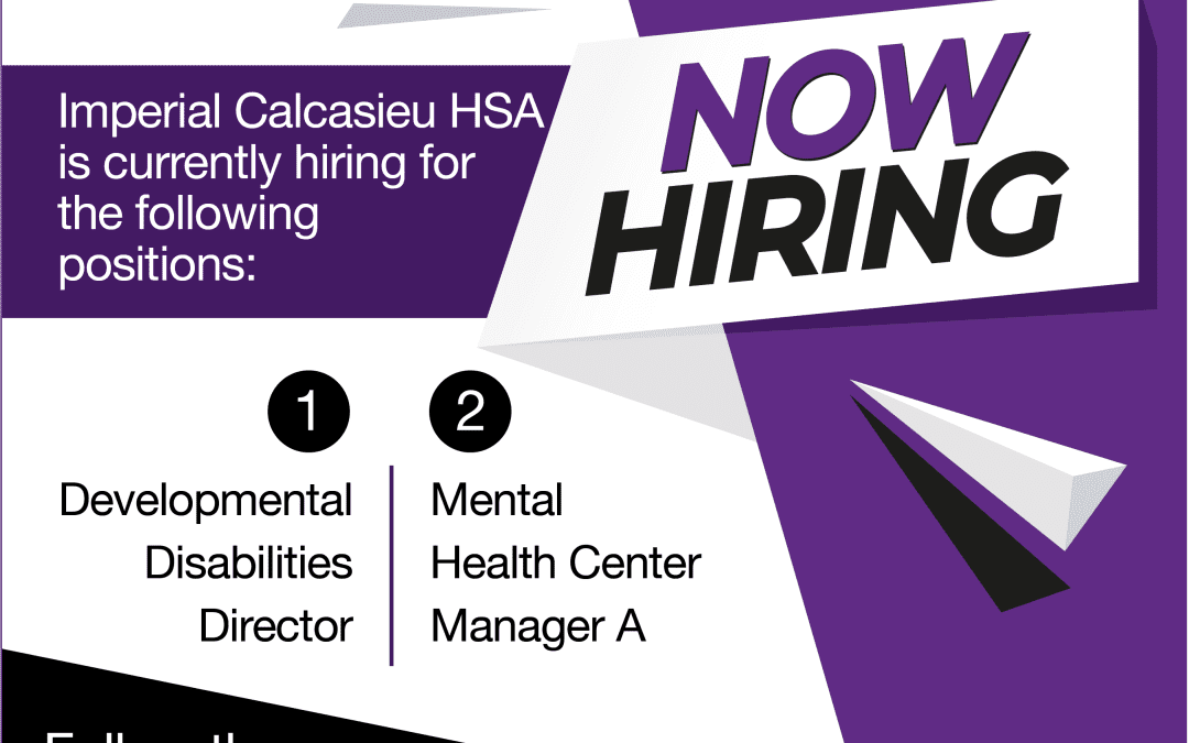 Now Hiring – Mental Health Center Manager A