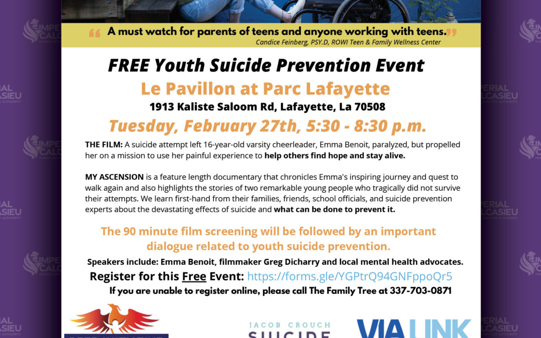 FREE Youth Suicide Prevention Event
