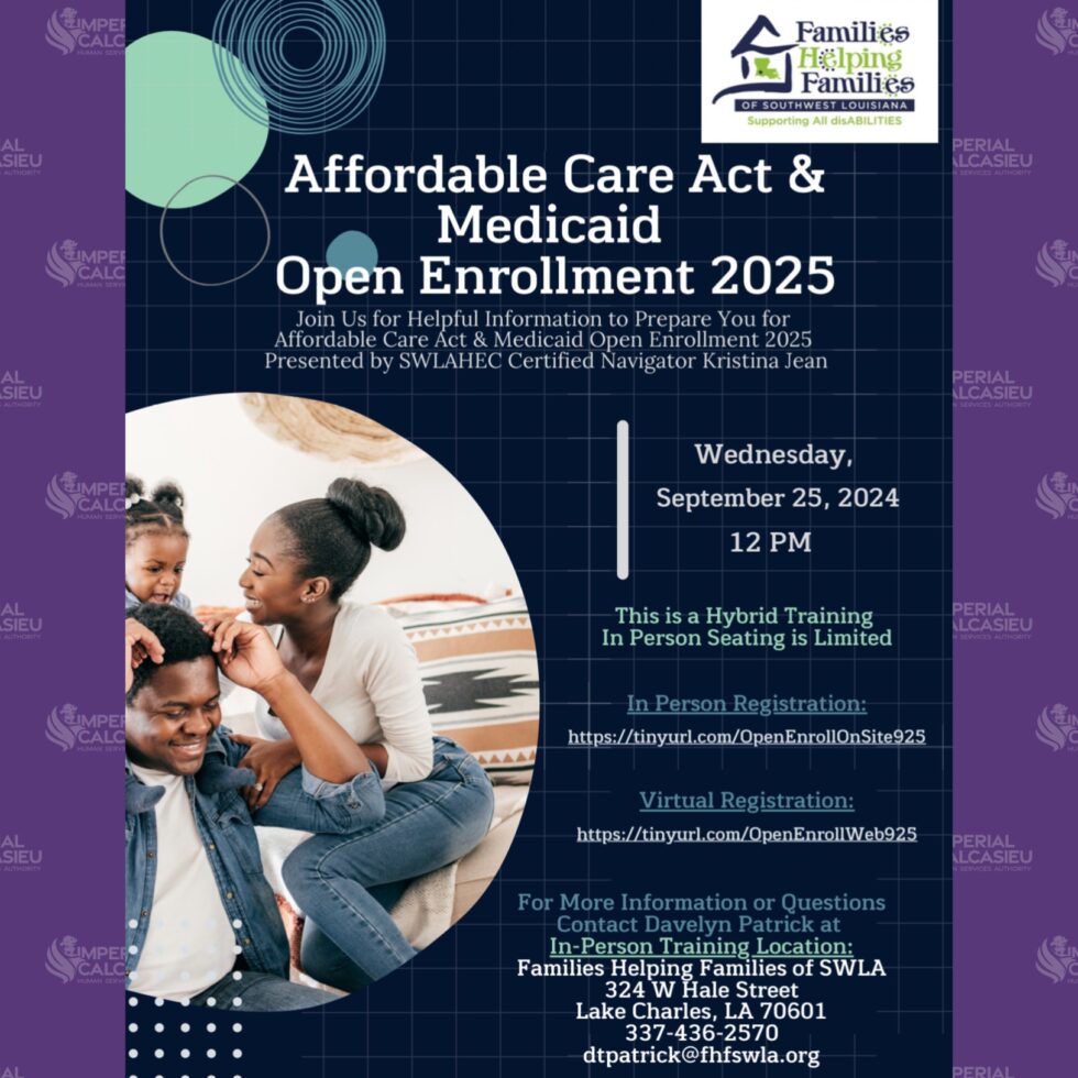 Affordable Care Act & Medicaid Open Enrollment 2025 Imperial