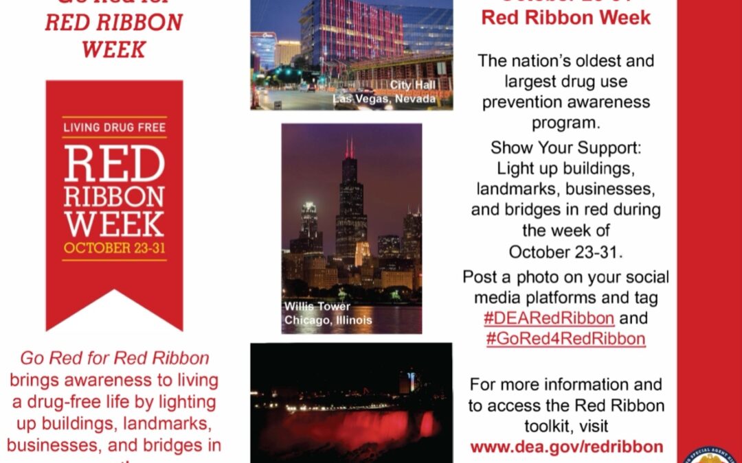 Show your support for Red Ribbon Week October 23 – 31