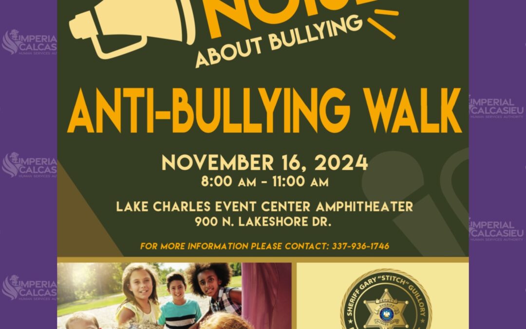 MAKE A NOISE ABOUT BULLYING Anti-Bullying Walk November 16, 2024