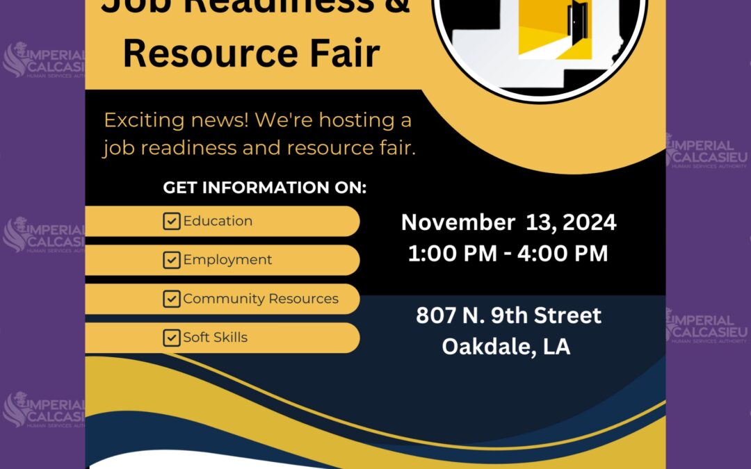 job readiness and resource fair- November 13, 2024