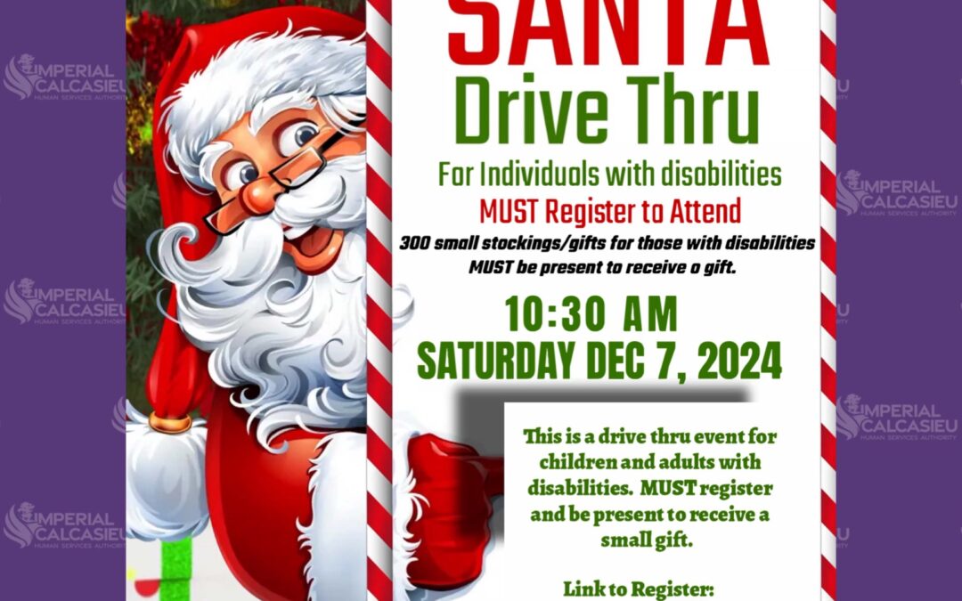 Jolly Santa Drive Thru For Individuals with Disabilities