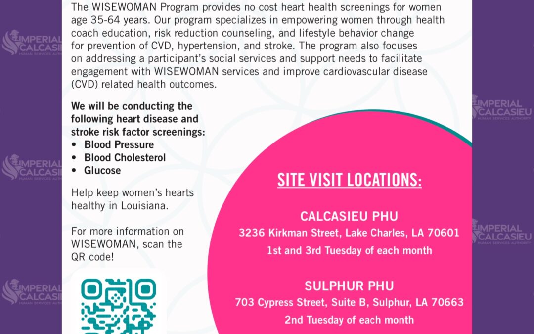 WISEWOMAN SITE VISITS TO PARISH HEALTH UNITS