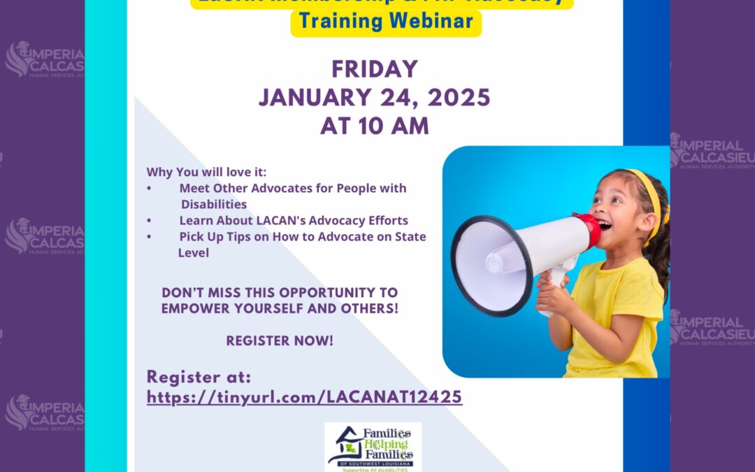 LaCAN Membership & FHF Advocacy Training Webinar