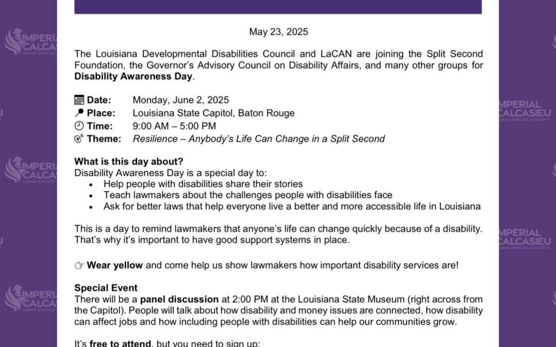Disability Awareness Day June 2 2025