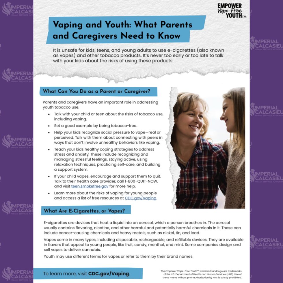 Vaping and Youth: What Parents and Caregivers Need to Know | Imperial ...