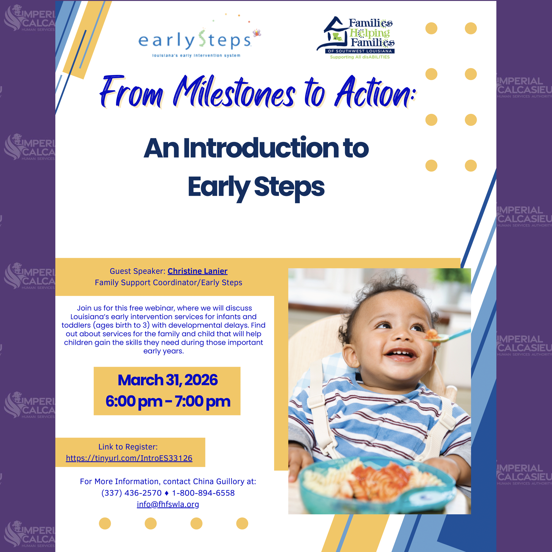 Intro to EarlySteps - Imperial Calcasieu Human Services Authority