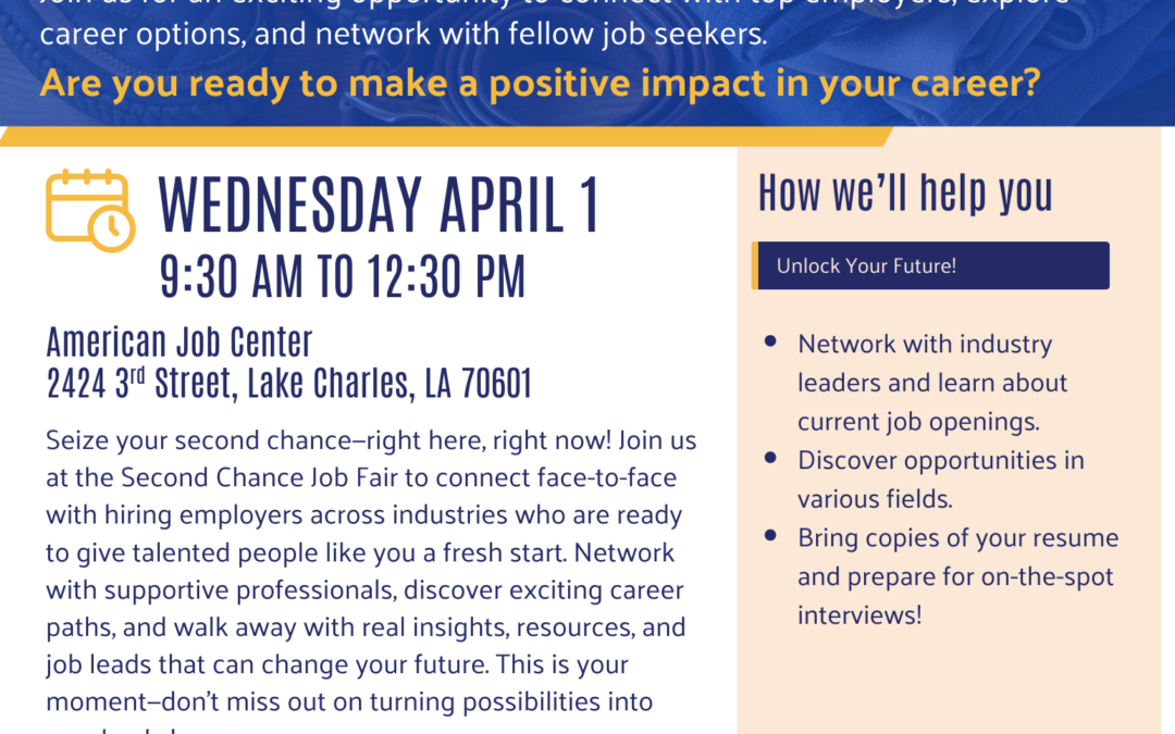 Second Chance Job Fair